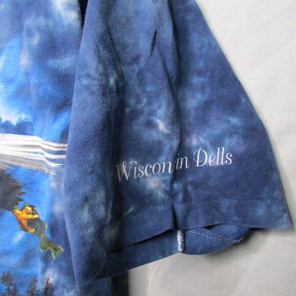 ALORE Soaring Eagle Graphic T-Shirt Size Large Tie Dye USA Wisconsin Dells 1999 - Picture 3 of 6